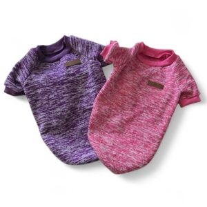 Two Pup Pullover Sweaters